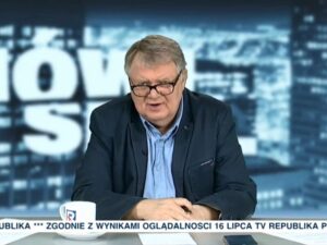 Niezwykłe zdarzenie podczas emisji programu na antenie TV Republika. Prowadzący pozostał obojętny.