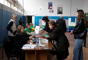 Wyniki exit poll po wyborach do gruzińskiego parlamentu.