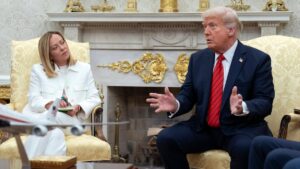 Donald Trump omówił ważną kwestię z Giorgią Meloni. "Nie przekonała mnie do zmiany zdania"