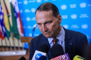 Radosław Sikorski w ONZ: Odpowiedź na pytanie dziennikarki ze Stanów Zjednoczonych